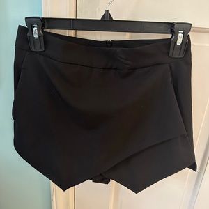 Black Envelope Skort